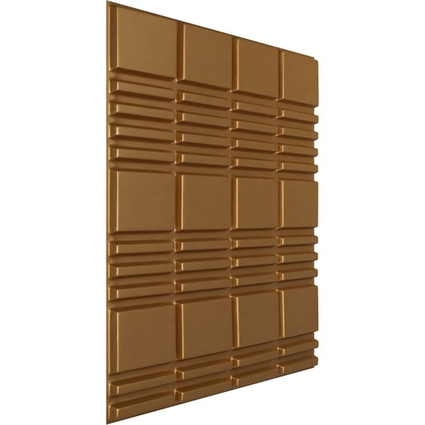 19 5/8in. W X 19 5/8in. H Stacked EnduraWall Decorative 3D Wall Panel, Total 32.04 Sq. Ft., 12PK